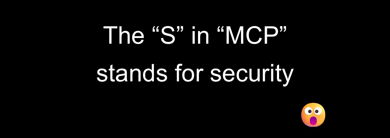 At the beginning of the MCP specification, function came before security