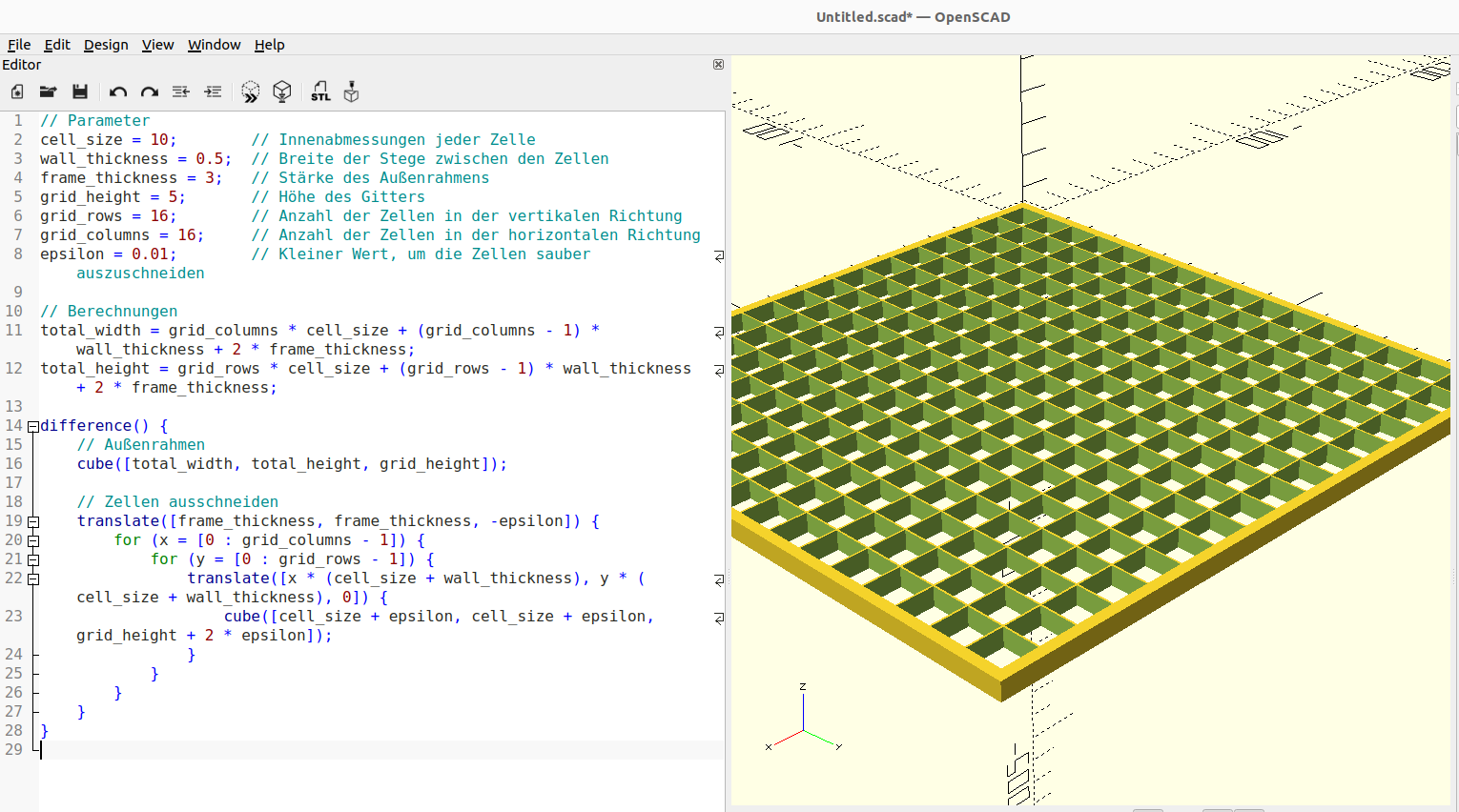 16x16 grid, generated with ChatGPT