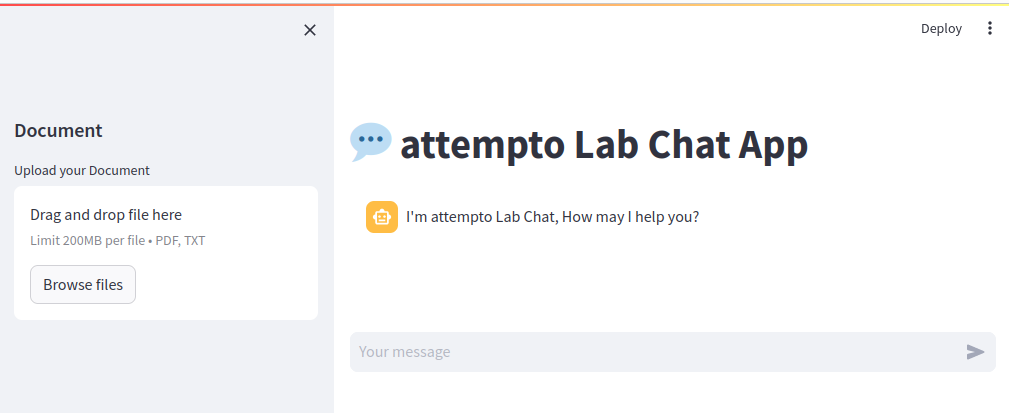 Streamlit powered Doc-Chat