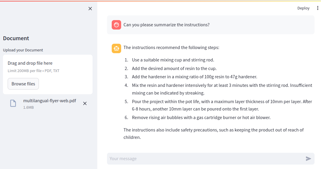 Chat with your Document
